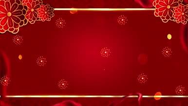 原创粒子红色中国风汉字喜庆春节倒计时视频视频的预览图
